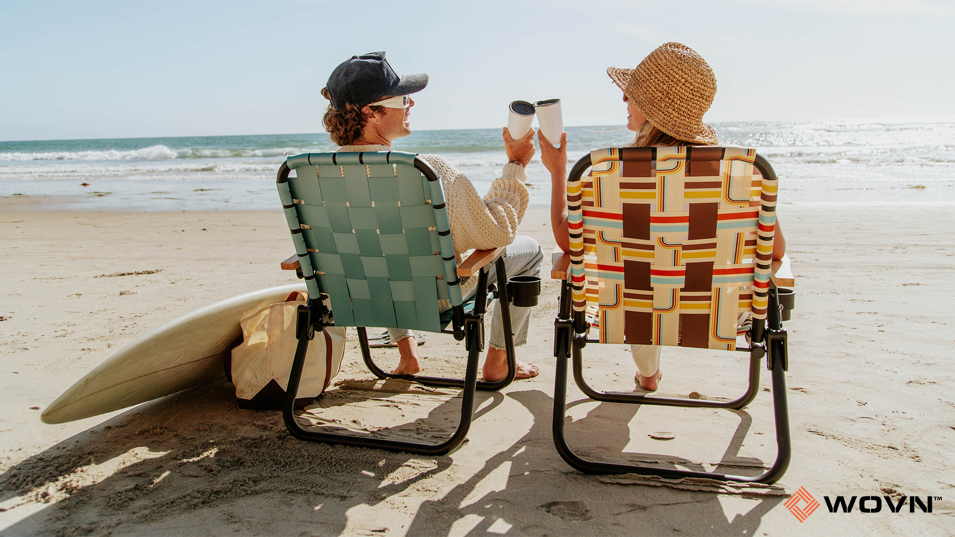 Amazon.com : GoSports Outdoors WOVN Beach Backpack Chair - Premium